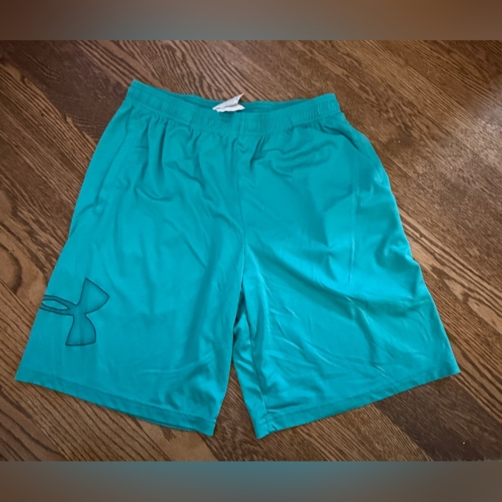 Under Armour‎ Men's Teal Athletic Shorts